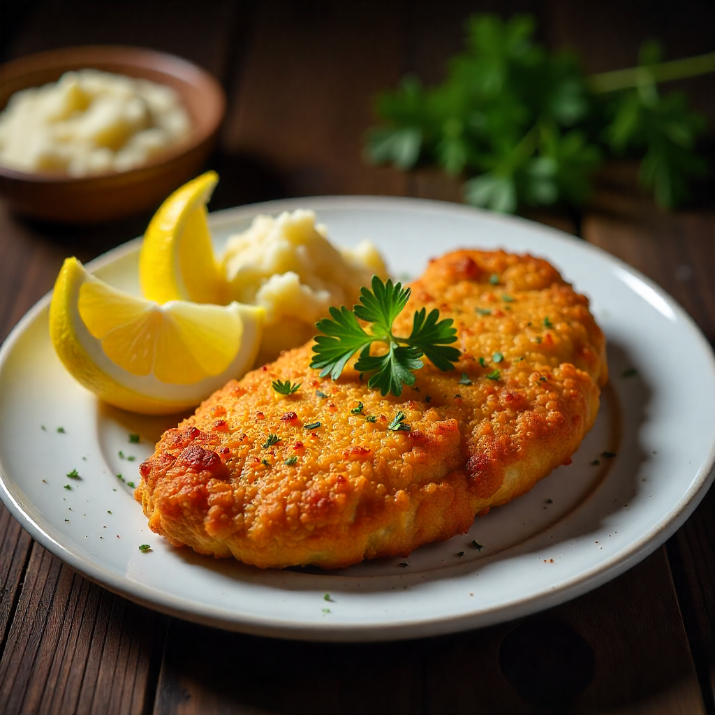 Baked Chicken Schnitzel – Crispy & Golden Oven Delight